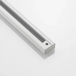 Carril eléctrico Linaro de Lindby, 1 m, blanco, sistema de riel monofásico