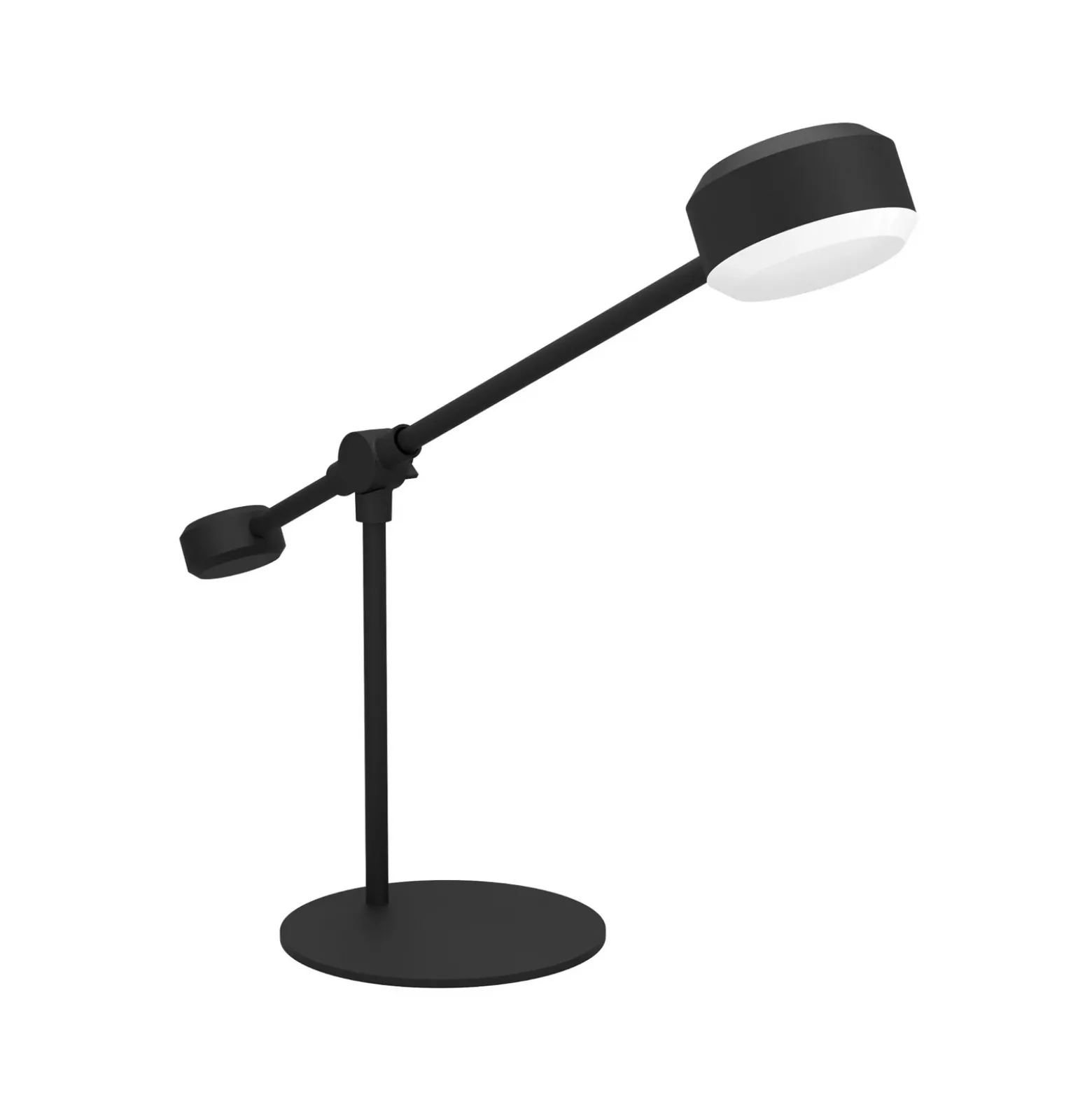 Clavellina lámpara de mesa LED, negra, inclinable