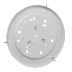 Cleo plafón, Ø 37,5cm, 3 luces, madera de pino, E27