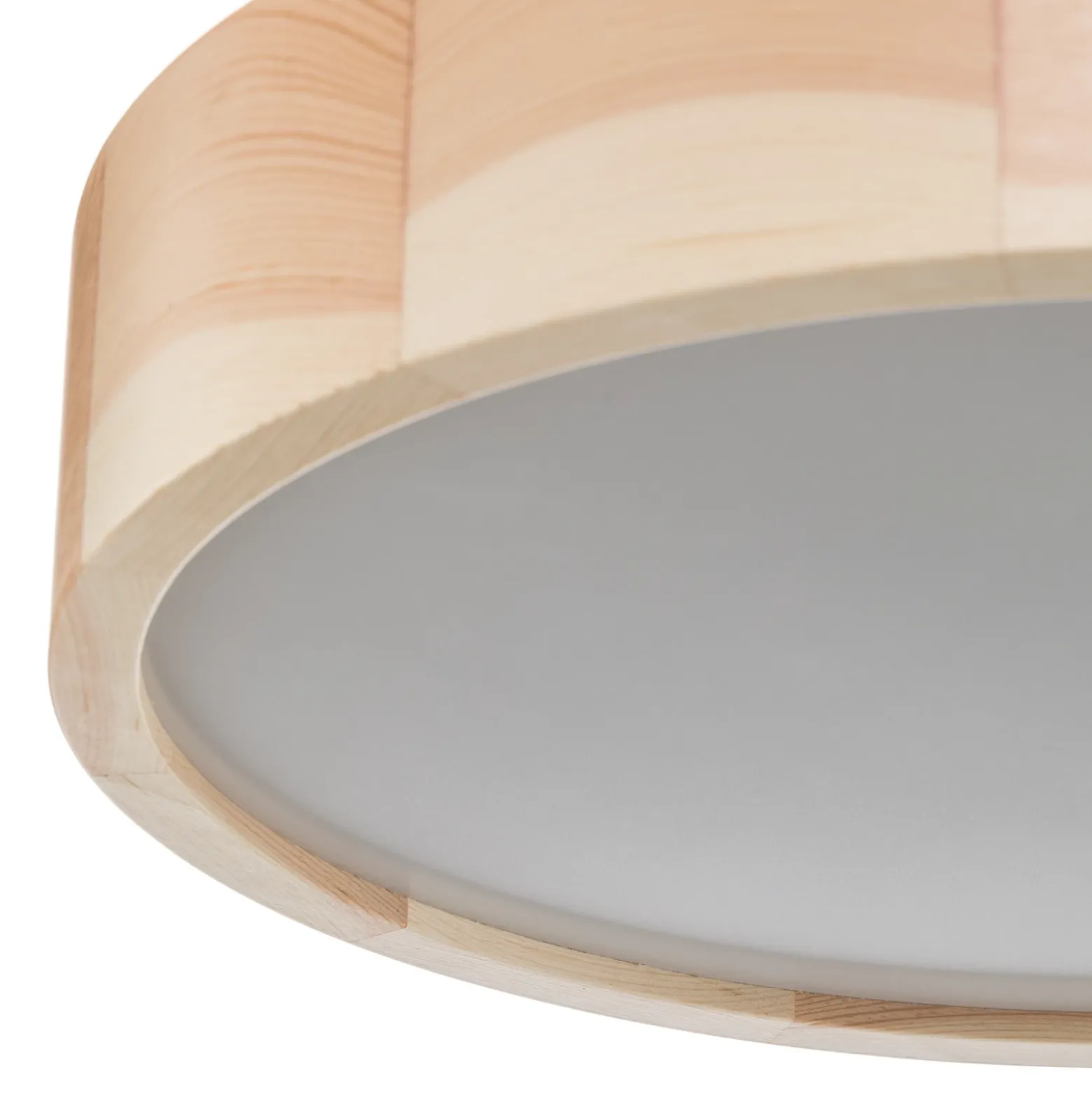 Cleo plafón, Ø 37,5cm, 3 luces, madera de pino, E27