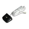Clip de vidrio LED arriba y abajo, negro