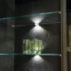 Clip LED para vasos, gris, plástico, arriba/abajo, con enchufe