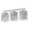 Cloud lámpara de techo para habitación infantil 3 luces gris