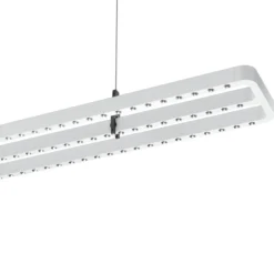 Colgante LED Small Line, sensor, 126 cm, blanco