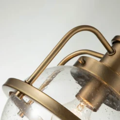 Colgante Tricocent, latón/transparente, 1 luz