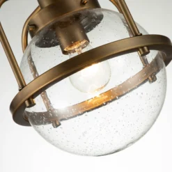 Colgante Tricocent, latón/transparente, 1 luz
