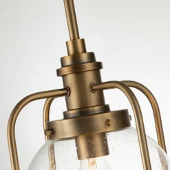 Colgante Tricocent, latón/transparente, 1 luz