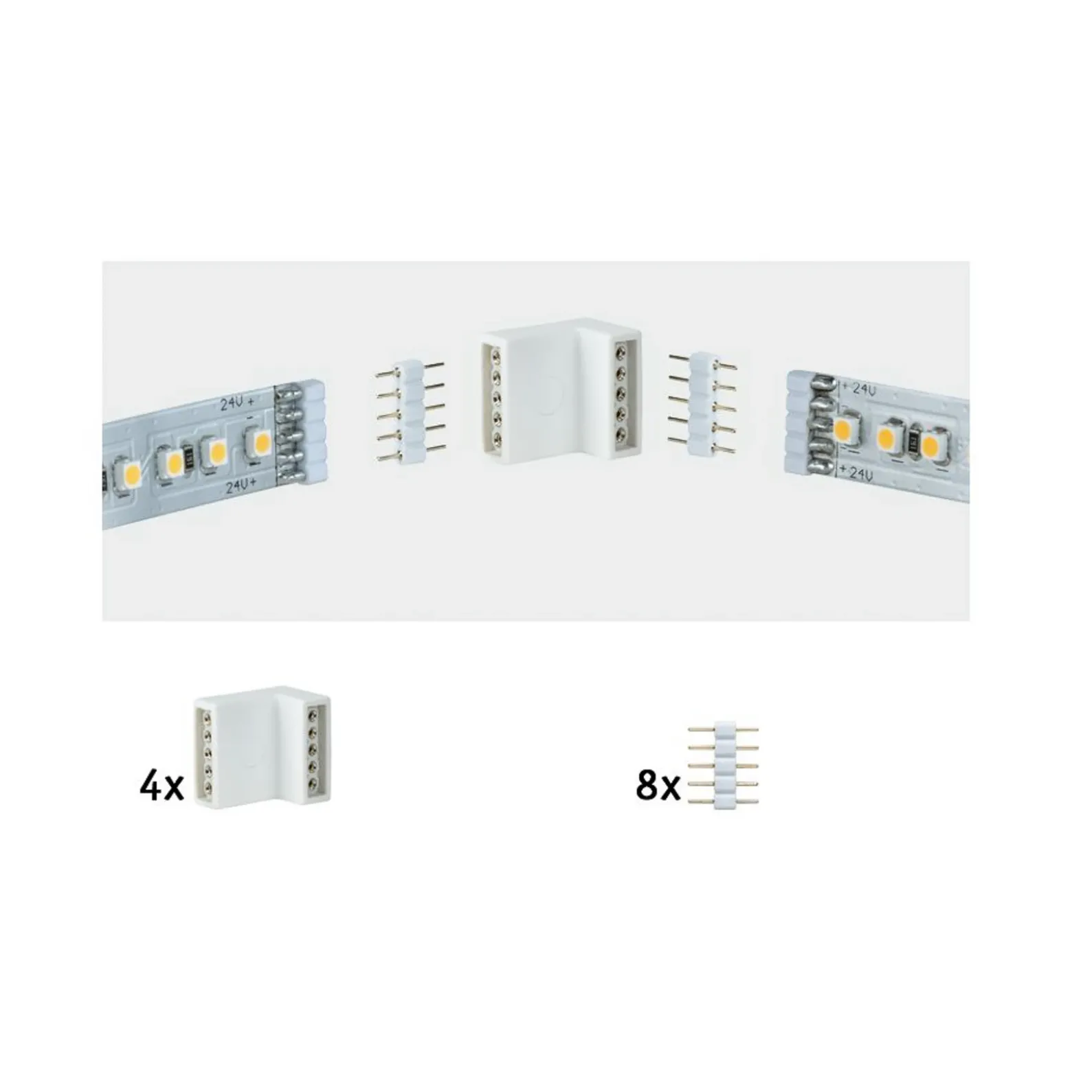 Conector angular para tira MaxLED