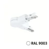 Conector articulado Paulmann URail, blanco señal, máx. 1000 W
