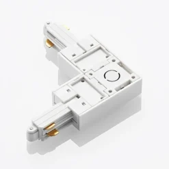 Conector de esquina Lindby Linaro, blanco, sistema de riel monofásico