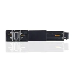 Conector de esquina Lindby Linaro, negro, sistema de riel monofásico