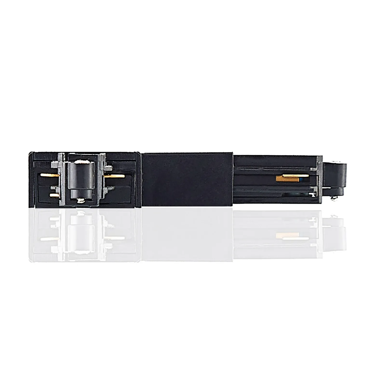Conector de esquina Lindby Linaro, negro, sistema de riel monofásico