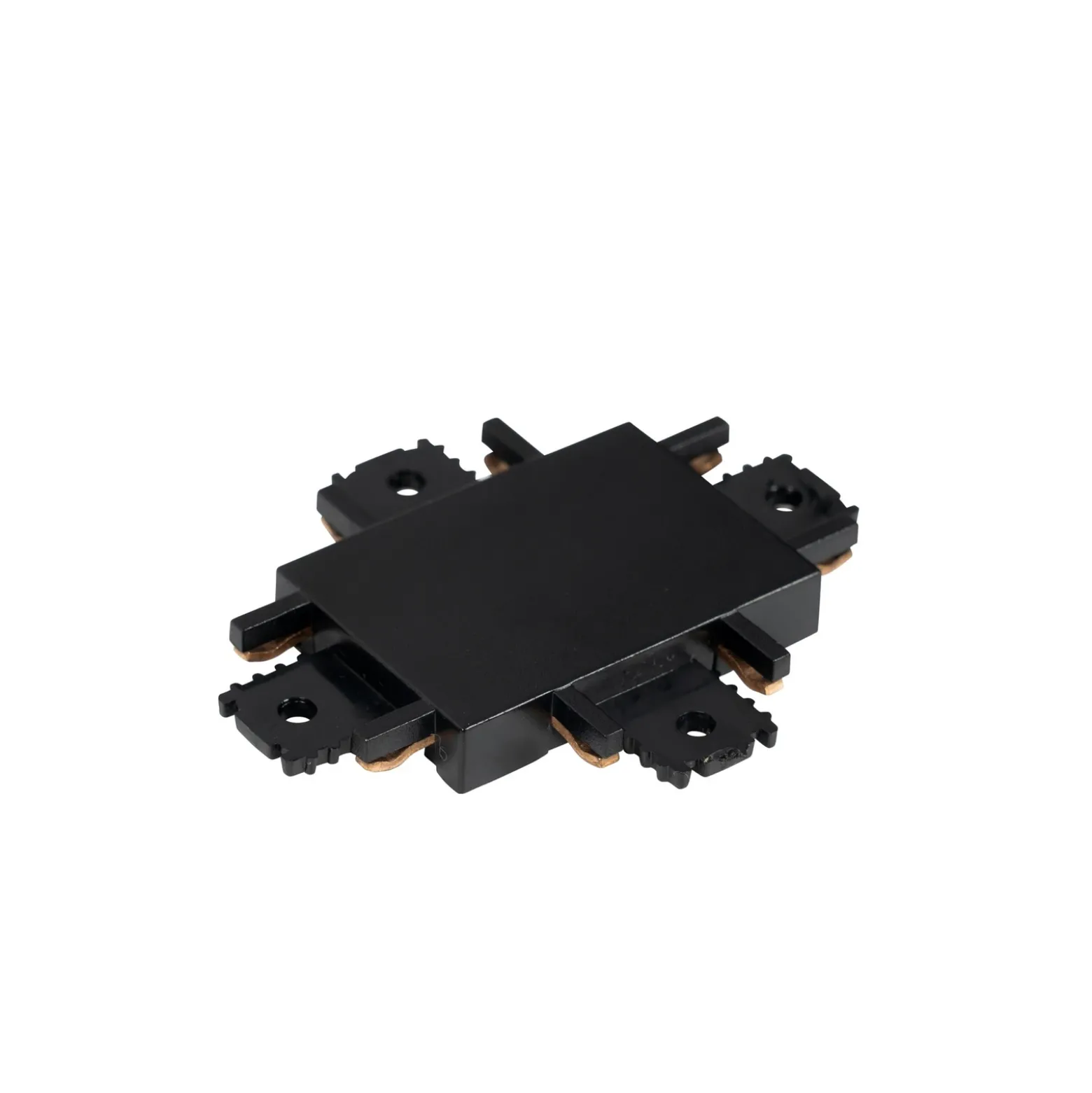 Conector en cruz Lindby Lumaro, negro, plástico