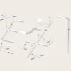 Conector en L LED URail de Paulmann, cromo mate