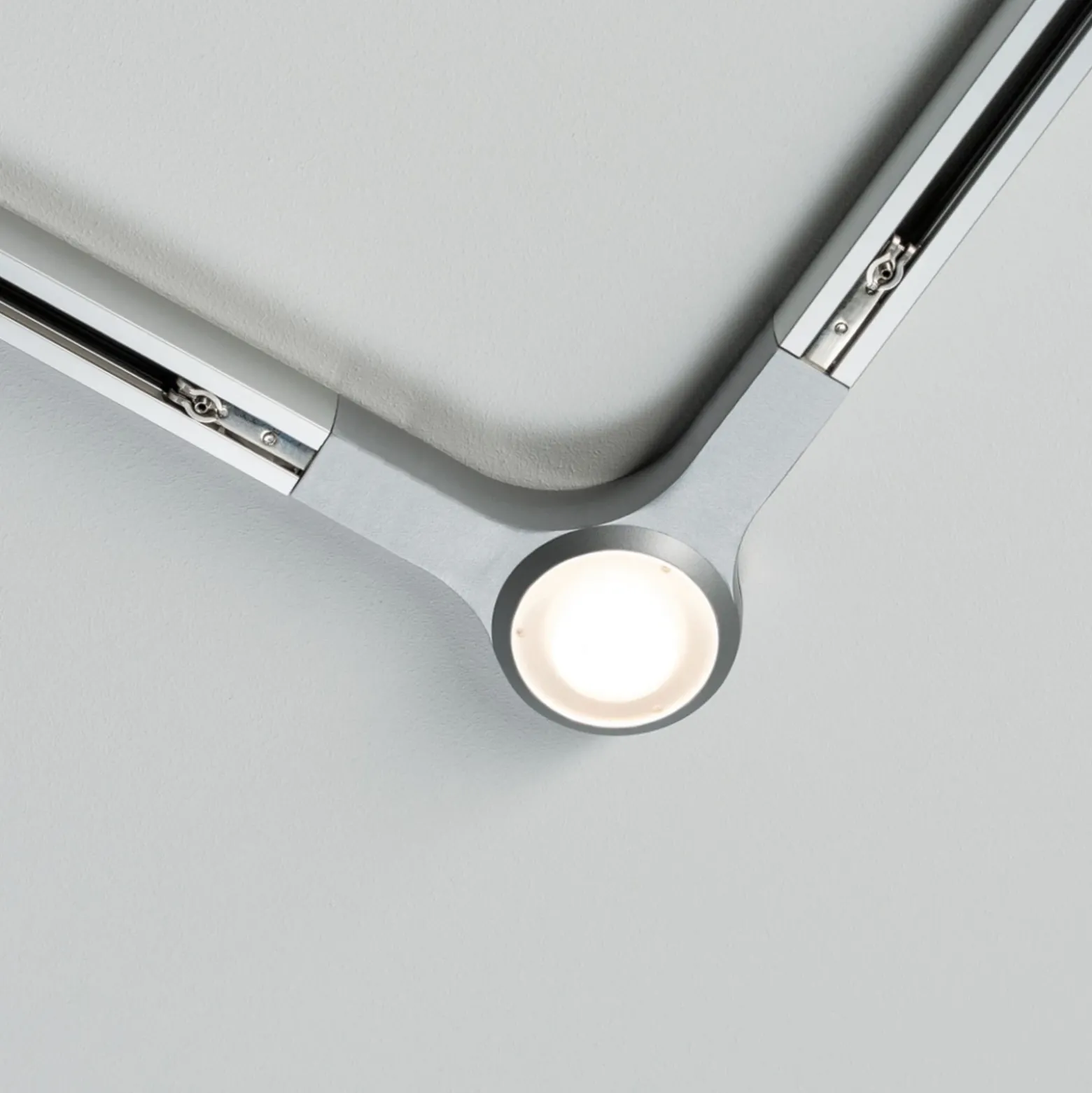 Conector en L LED URail de Paulmann, cromo mate