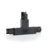 Conector en T Ivela tierra derecha, negro