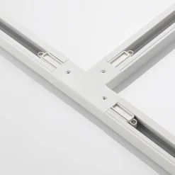 Conector en T Lindby Linaro, blanco, sistema de riel monofásico