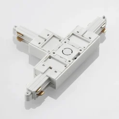 Conector en T Lindby Linaro, blanco, sistema de riel monofásico
