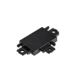 Conector en T Lindby Lumaro, negro, 5,4 cm, plástico