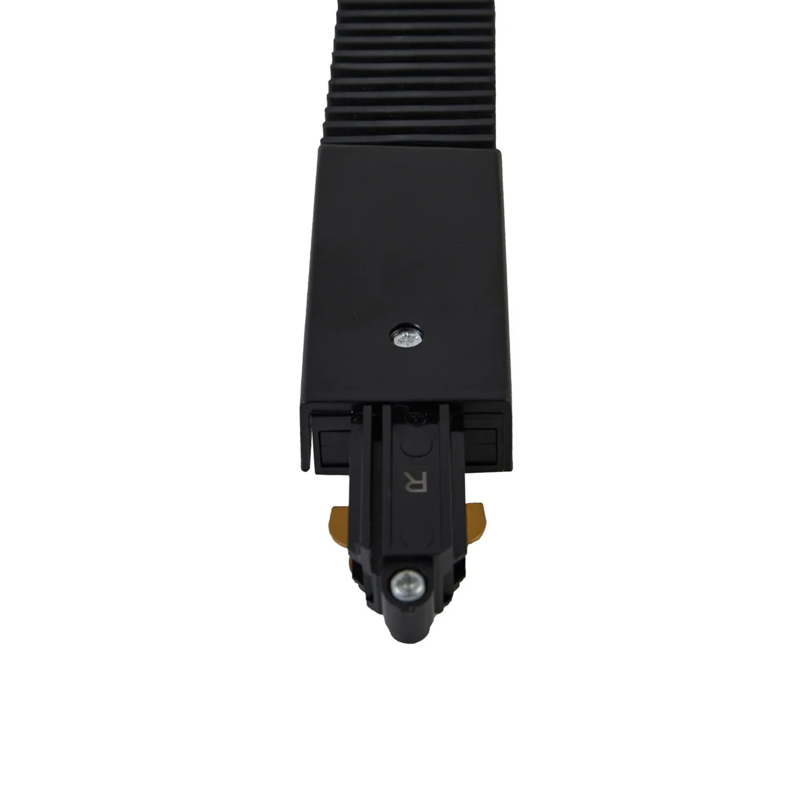 Conector Lindby Flex Linaro, negro, sistema de riel monofásico
