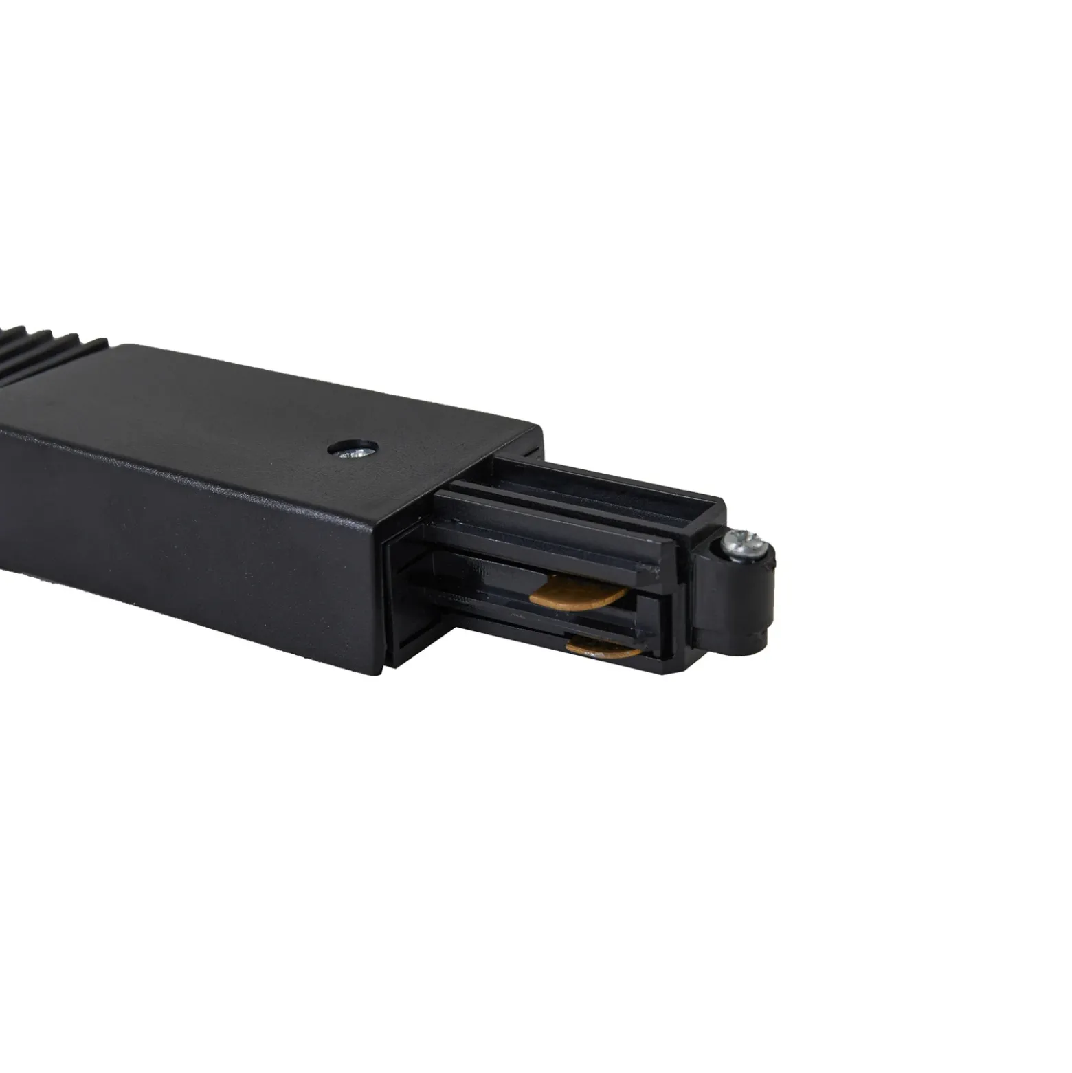 Conector Lindby Flex Linaro, negro, sistema de riel monofásico