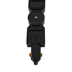 Conector Lindby Linaro, negro, ajustable, 1 fase