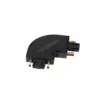 Conector Lindby L Lumaro, negro, 90°, redondeado