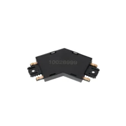 Conector Lindby Lumaro, negro, 135°, plástico