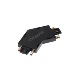 Conector Lindby Lumaro, negro, 135°, plástico