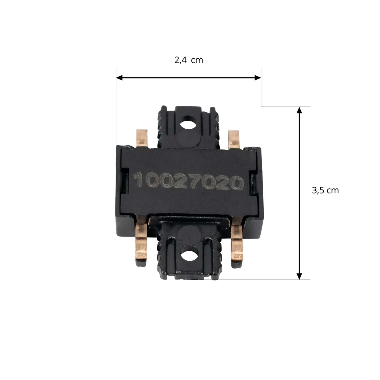 Conector Lindby Lumaro, 180°, negro, plástico