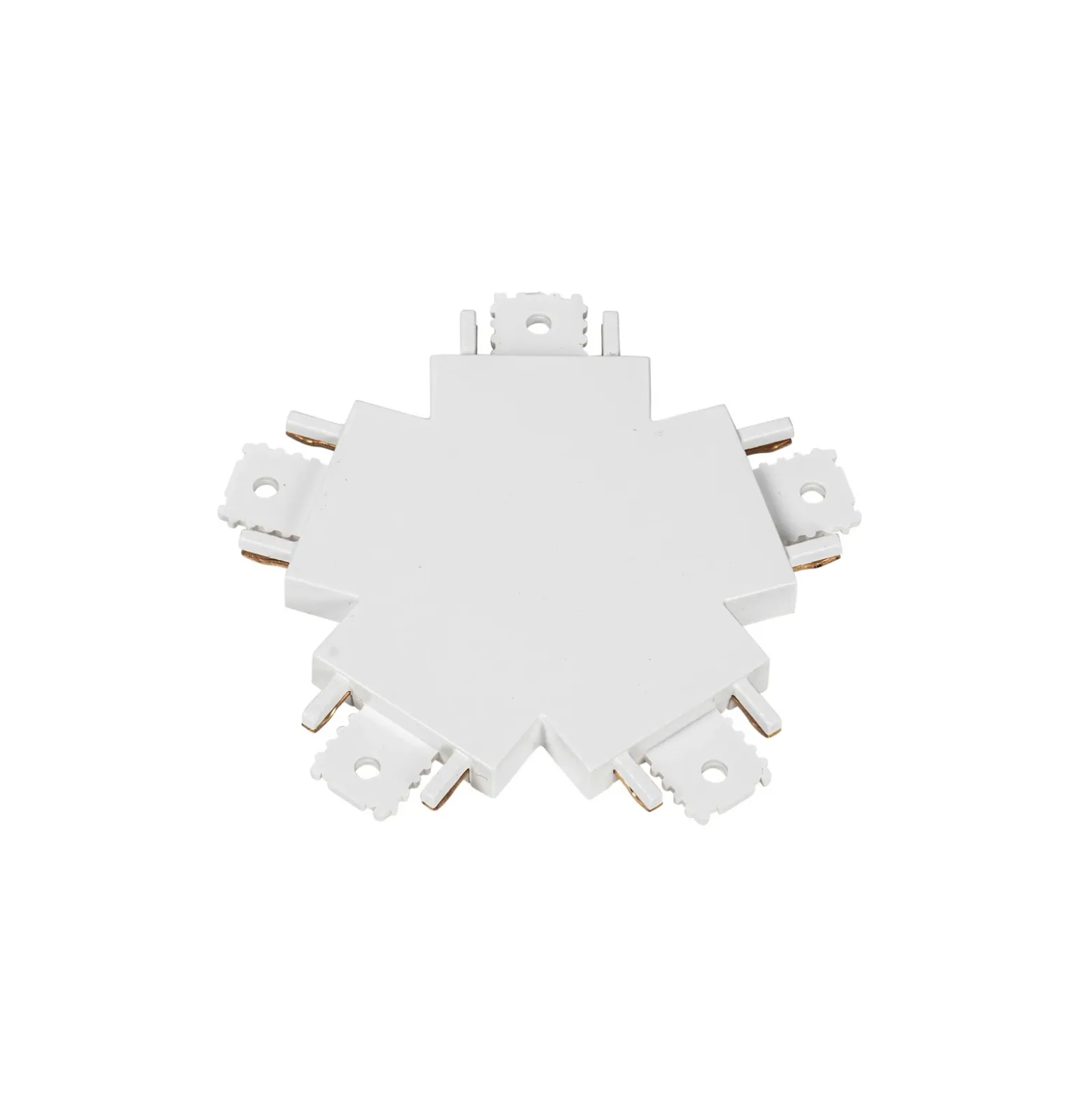 Conector Lindby Lumaro, 5 vías, blanco, plástico