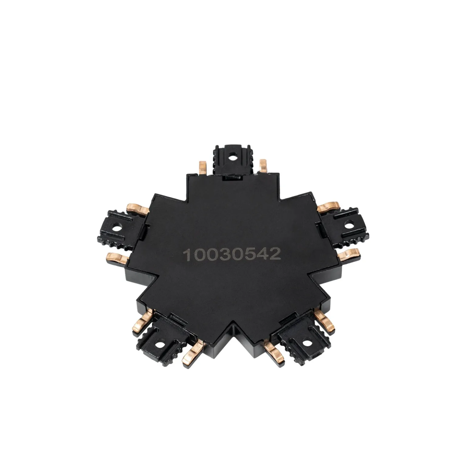 Conector Lindby Lumaro, 5 vías, negro, plástico