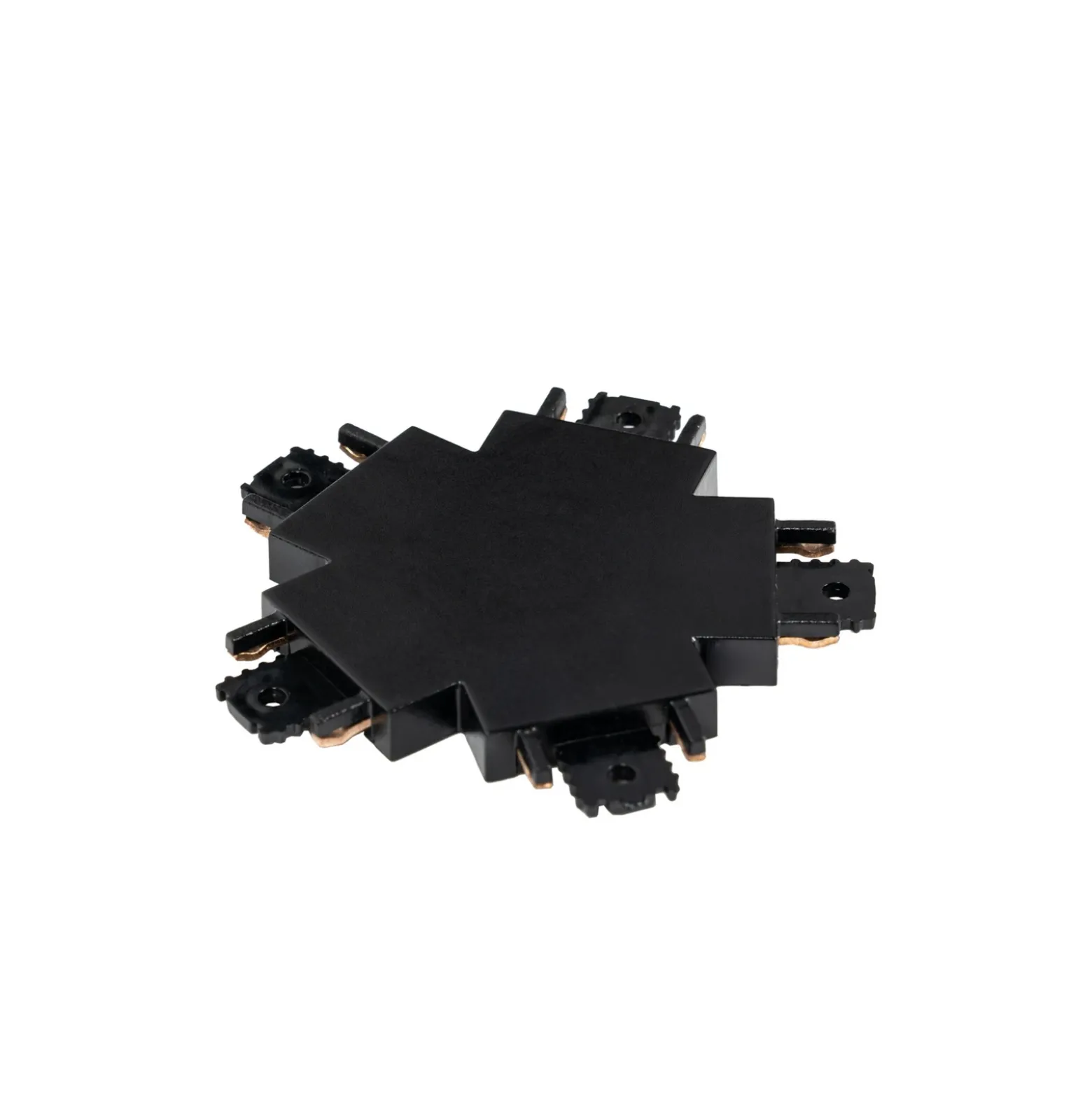 Conector Lindby Lumaro, 5 vías, negro, plástico