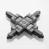Conector Lindby X Linaro, negro, sistema de riel monofásico