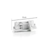 Conector longitudinal Ivela riel trifásico LKM, blanco