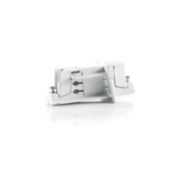 Conector longitudinal Ivela riel trifásico LKM, blanco