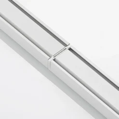 Conector longitudinal Lindby Linaro, blanco, sistema de riel monofásico