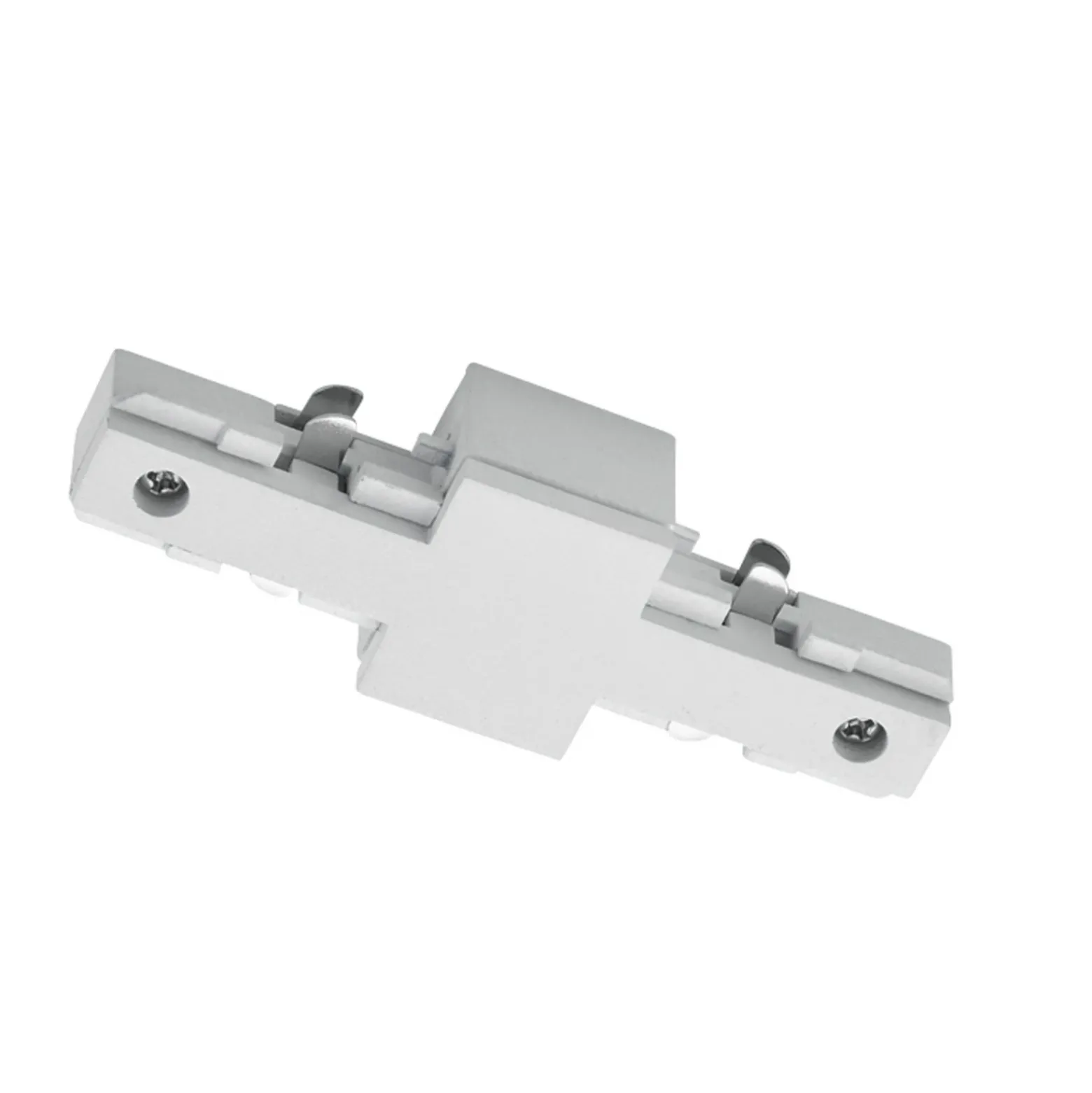 Conector recto DUOline de sistema bifásico, blanco