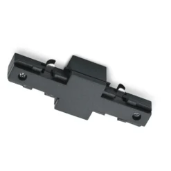Conector recto DUOline sistema bifásico, negro