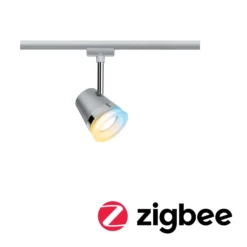 Cono URail Paulmann, ZigBee, CCT, cromo mate