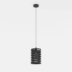 Cremella lámpara colgante, Ø 18 cm, negro, acero