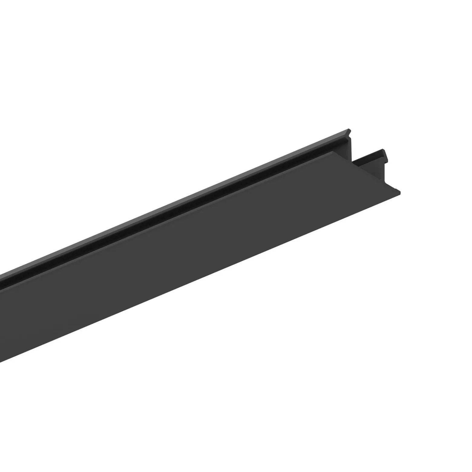 Cubierta Eutrac riel trifásico, 1m, negro
