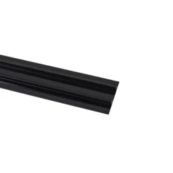 Cubierta Lindby Linaro, negra, sistema de riel monofásico, 50 cm