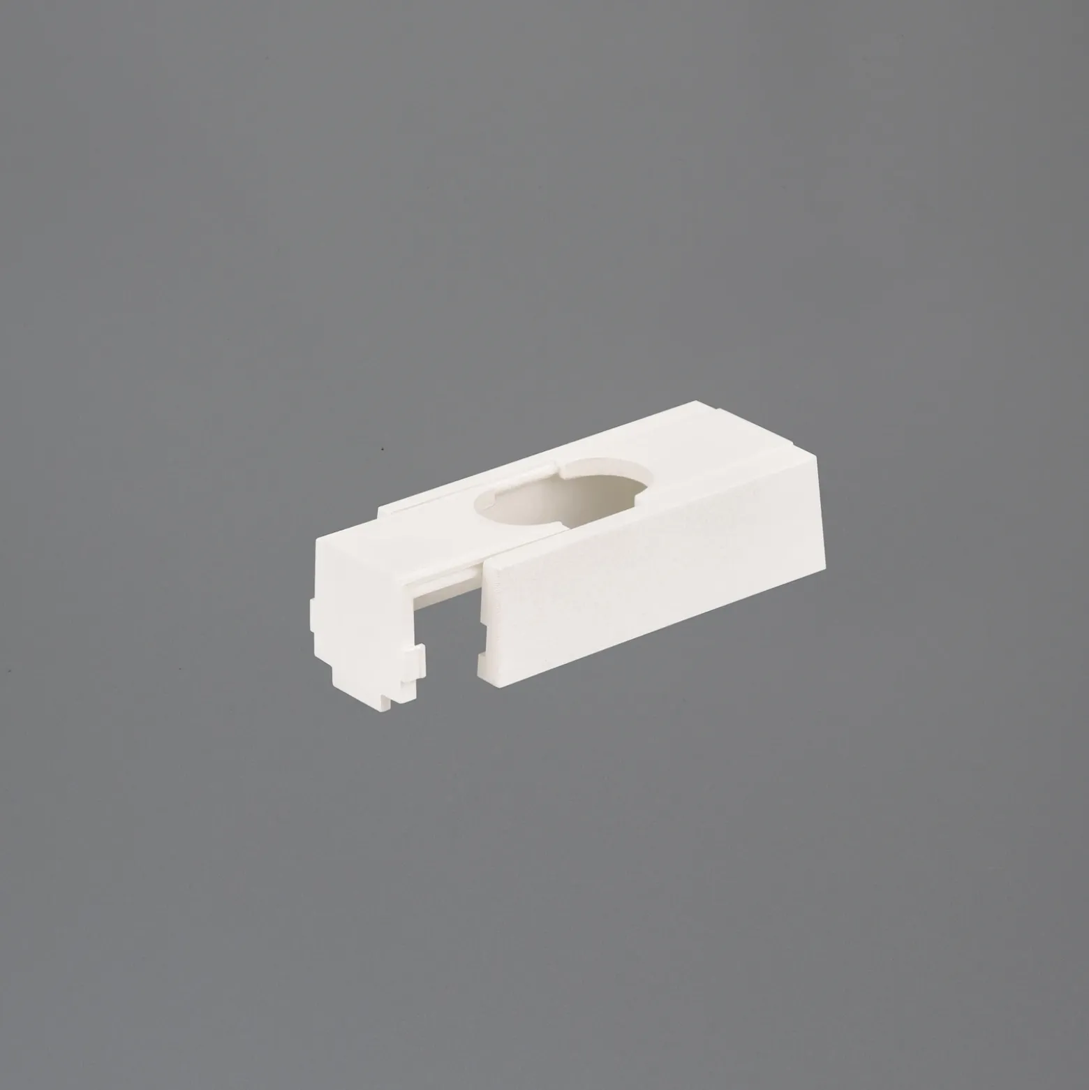 Cubierta para DUOline riel bifásico blanco mate