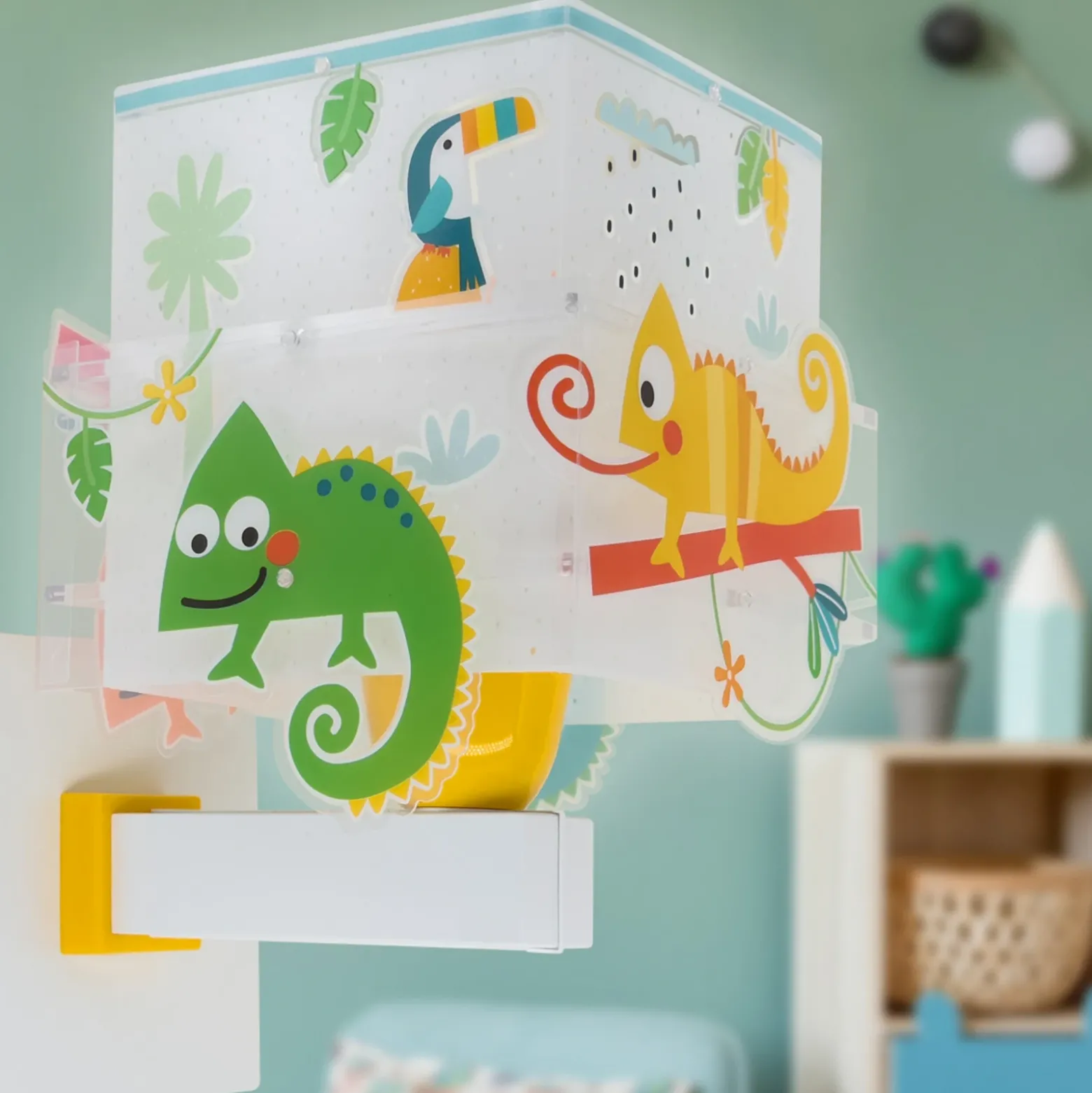 Dalber Happy Jungle aplique con cable/enchufe