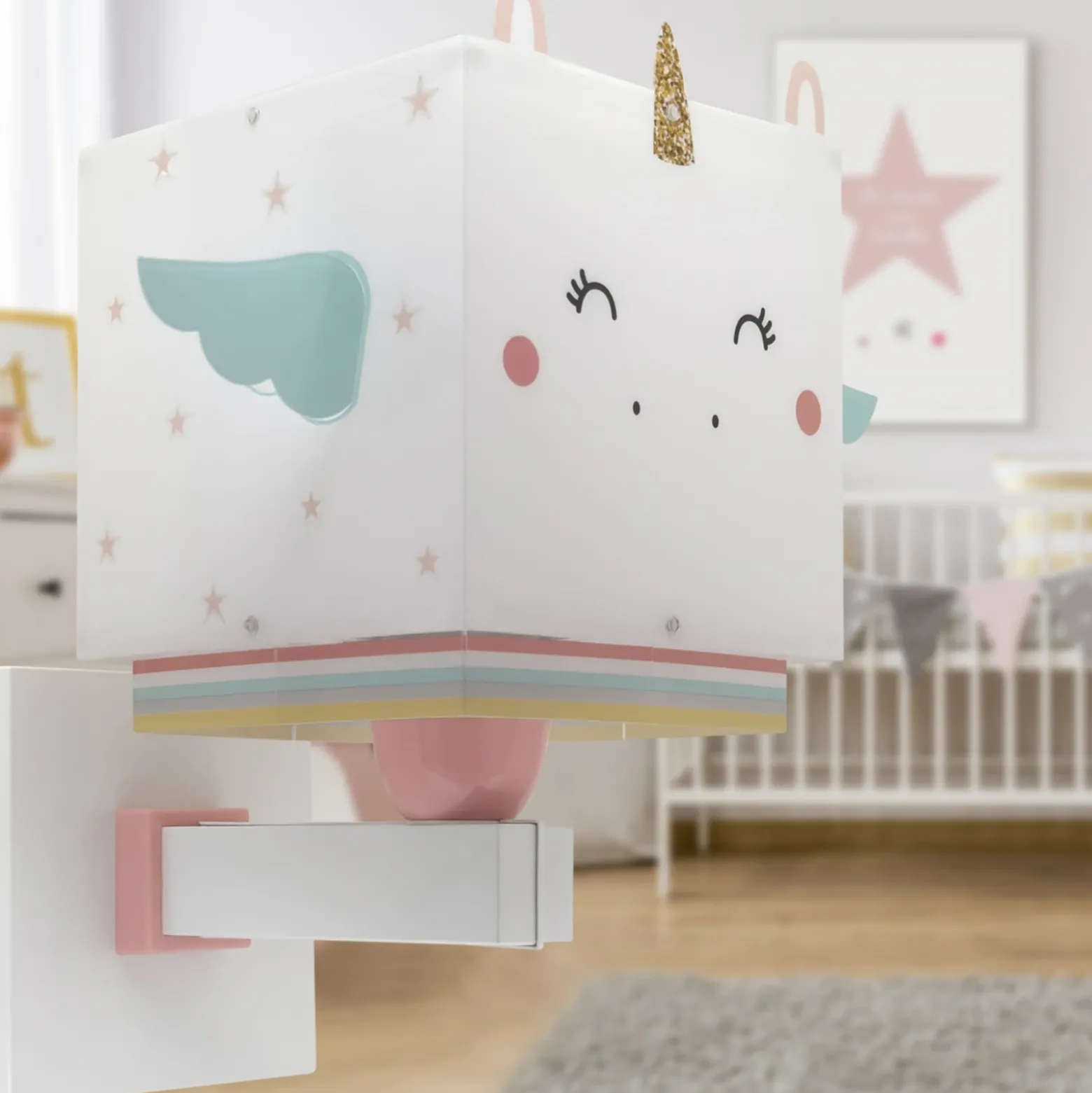 Dalber Little Unicorn aplique con enchufe
