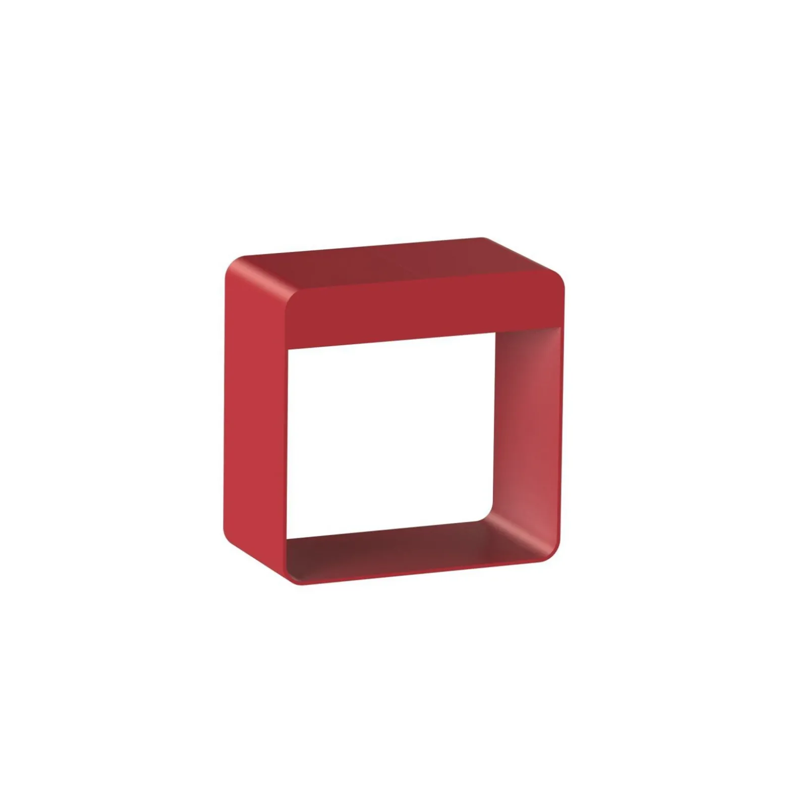 Dama lámpara de mesa LED recargable, rojo, aluminio, ABS