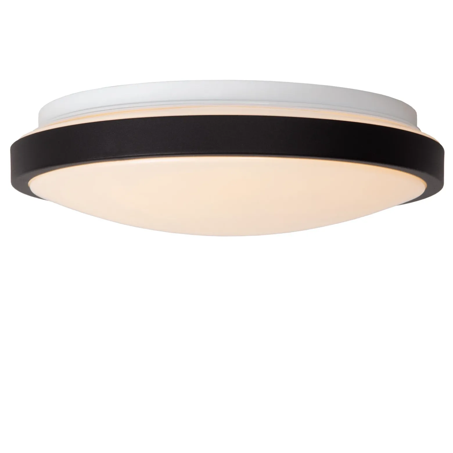 Dasher Plafón LED, negro, Ø 29,3 cm, 2700 K, IP44