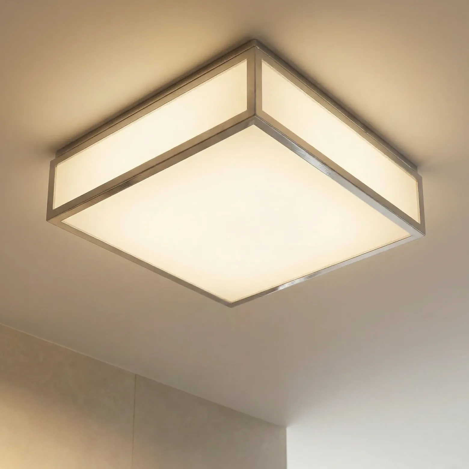 Decor Walther Bauhaus 3 N plafón LED cromo