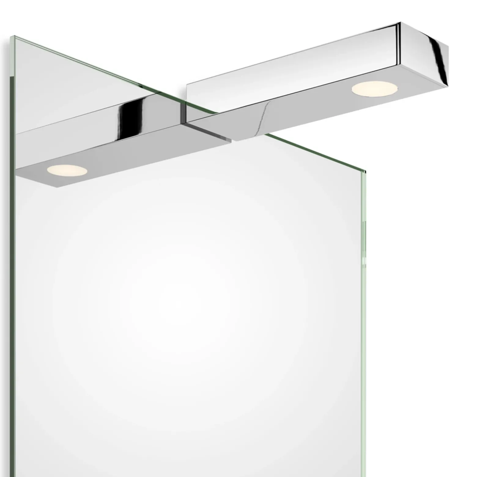 Decor Walther Flat 1 lámpara de clip LED, cromo